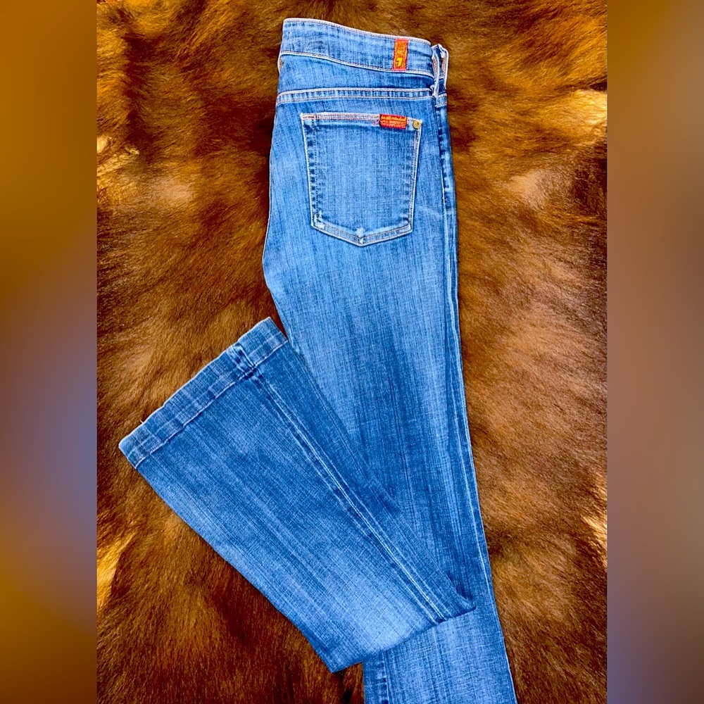 Womens “7 for all mankind” jeans, size 28 - Picture 1 of 4
